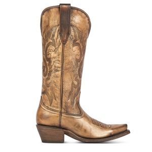 Freebird Woodland Cowboy Boots - Bronze